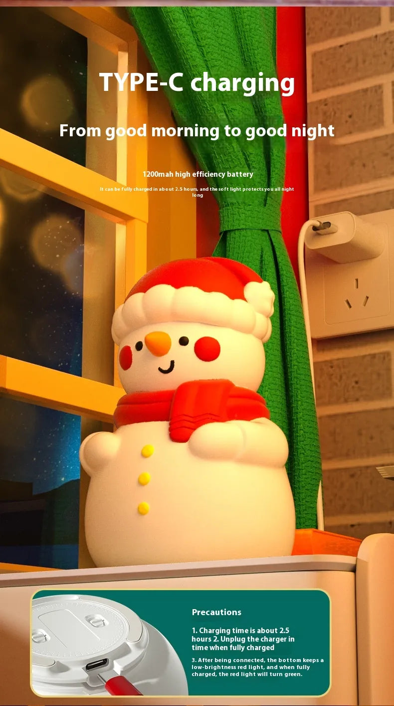 Snowman Lamp