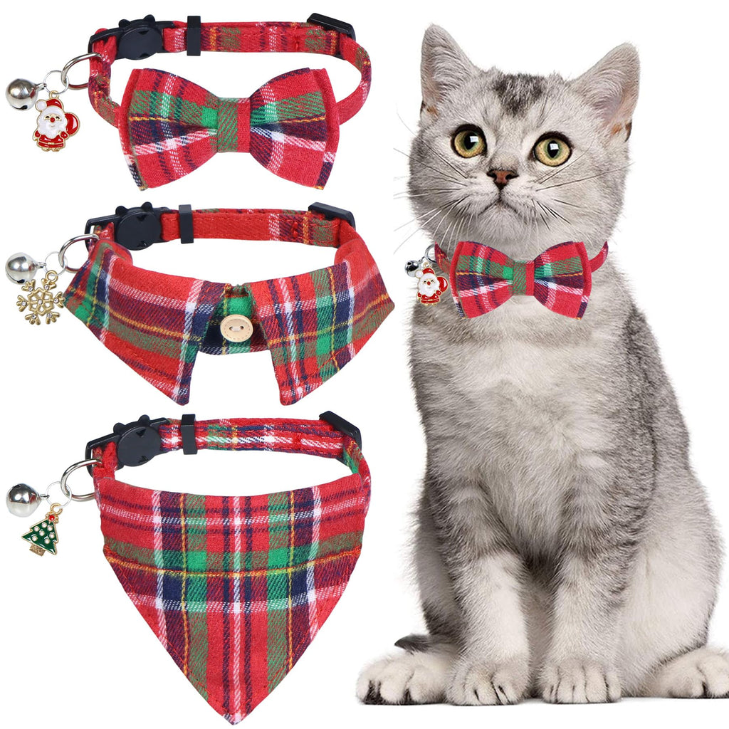 Christmas Cat Collars with Bell